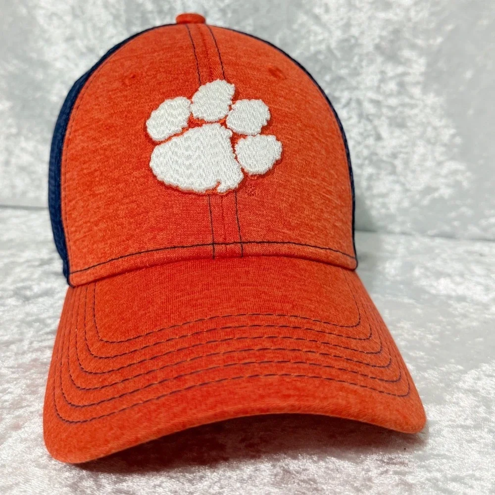 New Era 9FORTY Clemson Tigers Youth‎ Hat Orange Purple Mesh Adjustable Cap